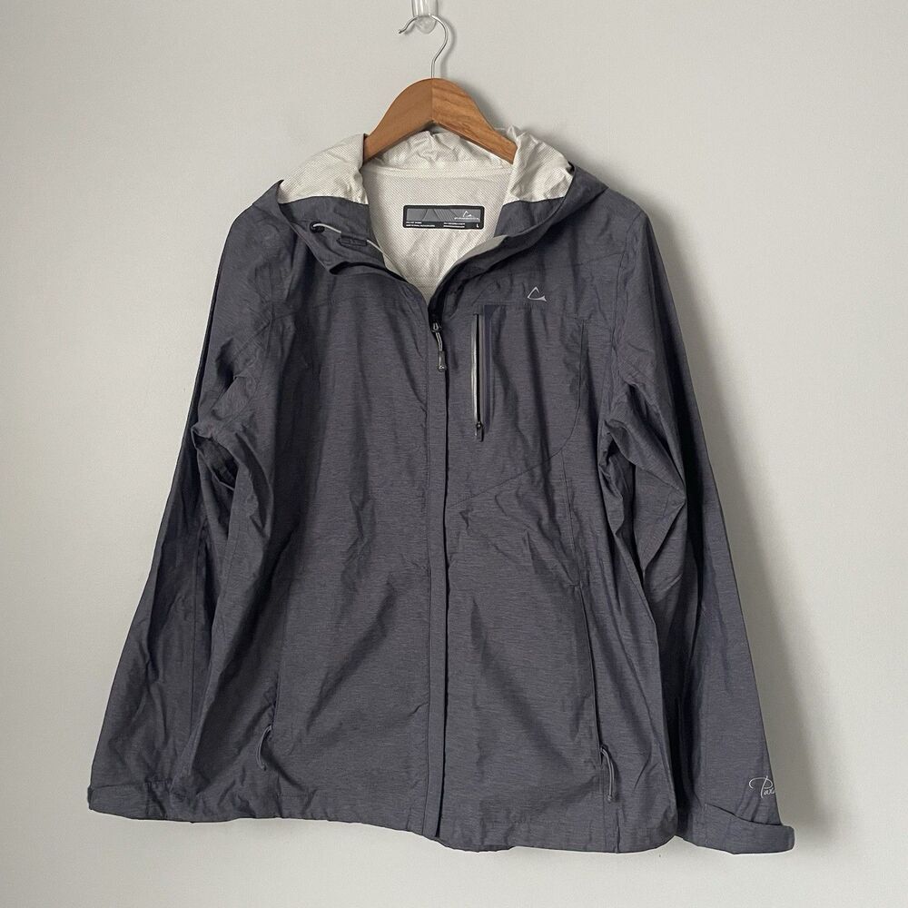 Paradox Outdoor Rain Jacket Coat Gray Waterproof Lightweight Women's Size Large